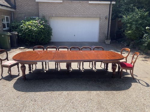 Large 12ft victorian mahogany - 12ft,