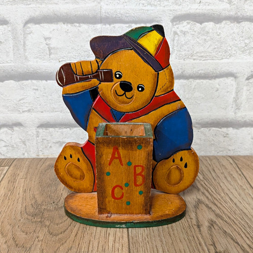 Hand painted wooden - hand,