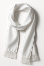 1920's Gangster White Scarf
