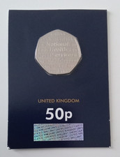 GB 50p NHS 2023 National Health Service UNC Coin King Charles mint carded