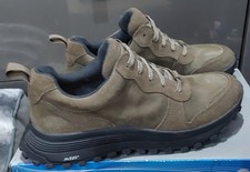 Clarkes Ladies ATL Trek Free WP Nubuck Trainers Khaki UK Size 6 D 