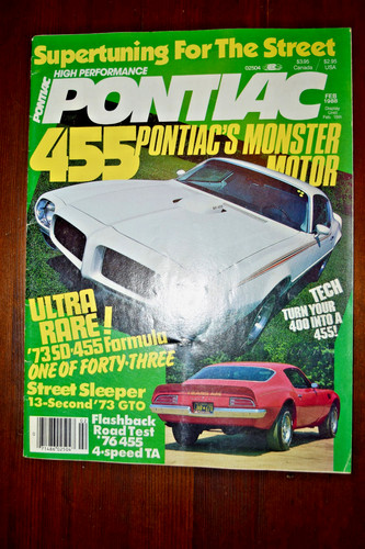 High performance pontiac - high,