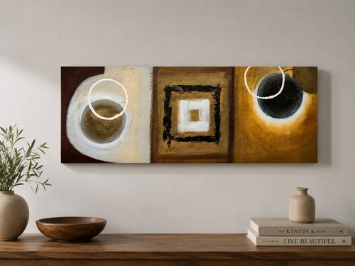 Original hand painted abstract - painted,