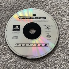Spyro Year of the Dragon PS1 platinum platform Sony Playstation disc only 