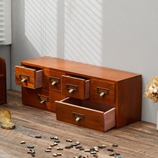 Wooden 6 Drawer Storage Unit