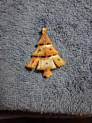 Christmas tree gold tone - gold,
