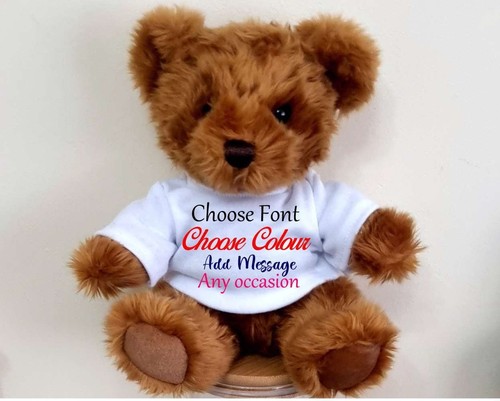 Personalised teddy bear - personalised,