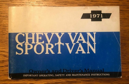 1971 chevrolet sport van - 71,
