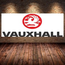 vauxhall  Banner Garage Workshop mancave PVC sign workshop pitlane