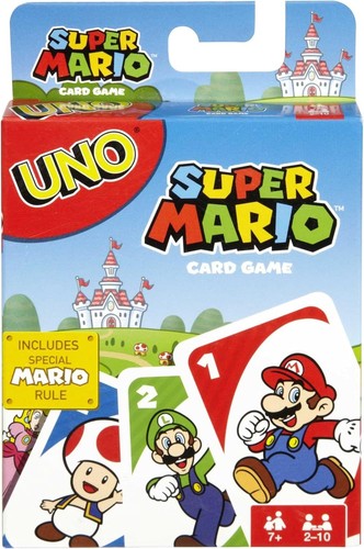 Uno super mario card - super, game
