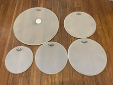Drum Head - Remo Silent Stroke Fusion Pack x 5 - 20/14/12/10/14 Snare FREE P&P !
