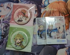 Blue Protocol TGS2025 Tina Aruna Can Badge Acrylic Card Set ese Game