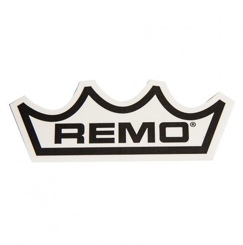 Remo medium logo black - remo, sticker