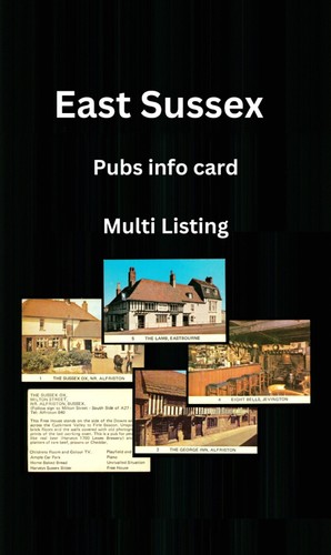 East sussex pubs single - sussex, info