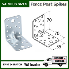 Heavy Duty Corner Braces Metal Brackets Plates  Angle Steel Sheet 70 x 70 x 55