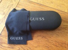 Guess Black Glasses/Spectacle Case and Lens Cleaner