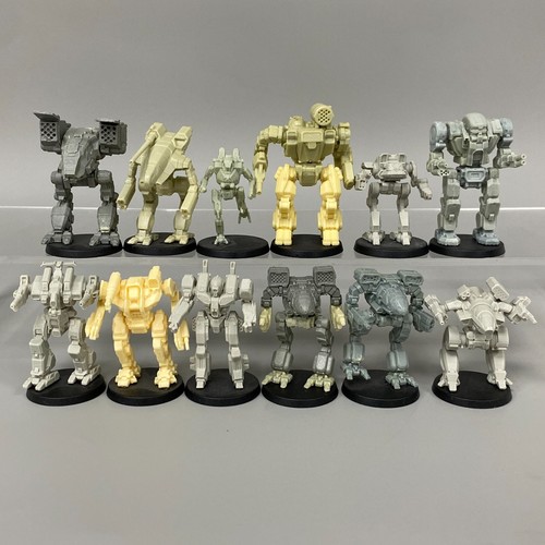 Battletech printed mechs - 3d,