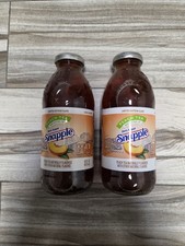 Snapple Glass Bottles Peach