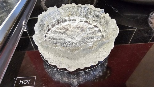 Vintage finnish glass ashtray - vintage,