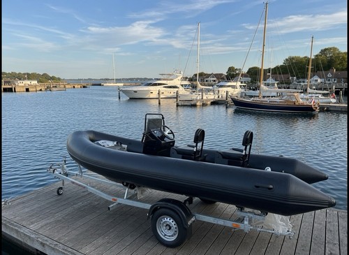 Rib boat and trailer - 5m,