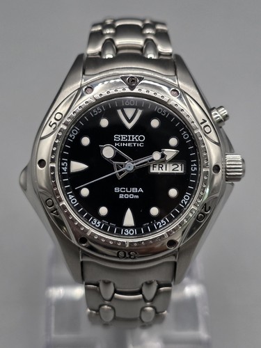Seiko kinetic scuba 200m 5m43 - seiko,