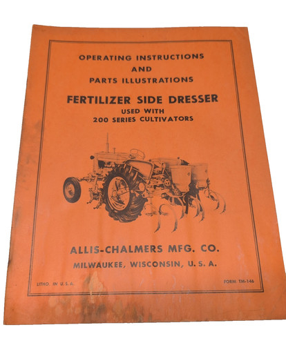 Allis chalmers fertilizer side - fertilizer,