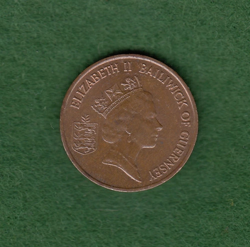 Guernsey 1986 one penny - guernsey,