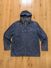 Fred Perry Parka Navy Mens