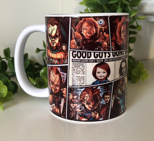 Chucky newspaper print horror
