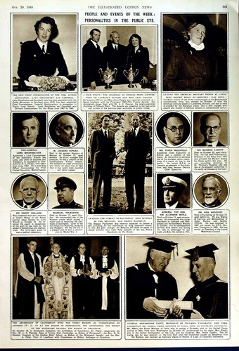 Old vintage print 1949 franco - old,