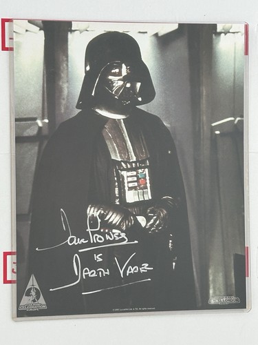 Dave prowse signed darth vader - dave,