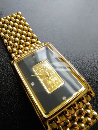 Credit swiss gold ingot watch - ingot,