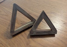 2 Vintage Miniature Wooden