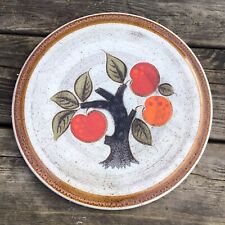 Old Vintage Retro SMF Schramberg Handgemalt Pottery Mandarin Pattern Cake Plate