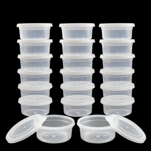 Clear storage boxes with lids - clear,