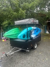 Camping Trailer Tent With Kayaks 