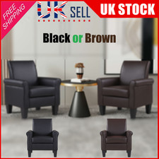 Faux Leather Tub Chair