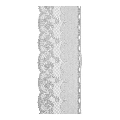 Reusable white lace curtain - reusable,