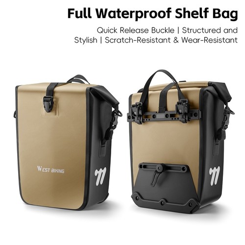 Waterproof bike single pannier - single,