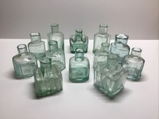 Antique 12 Piece Inkwell / Ink