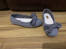Clarks cozily grace grey felt Slippers UK 4D brand new fleece insole