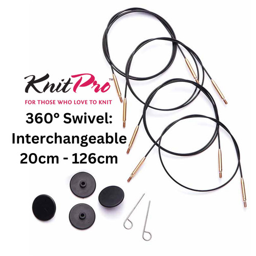 Knitpro cables 360 swivel - cables:,