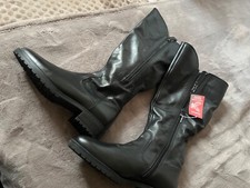 BN Gabor Black Leather Boots