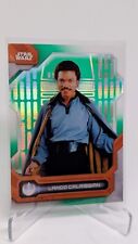 2024 Topps Star Wars High Tek Lando Calrissian Green /10 #64 Imperial Wall