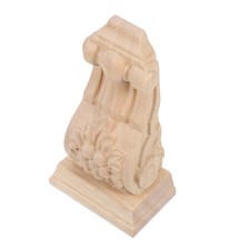  Furniture Wood Appliques Onlay: Rustic Wooden Carved Corbels Roman Style
