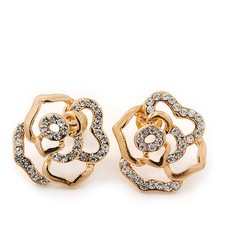 Gold Plated Swarovski Crystal