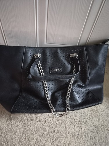 Guess black faux - guess, leather