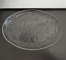 Vintage Glass Serving Platter
