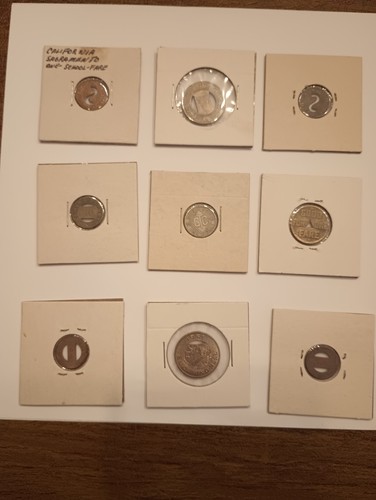 Nine vintage assorted bus - nine, &