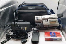 RARE Sony CCD-TRV47E Handycam Tape Video Camera (Hi8 8mm Video Playback) TESTED